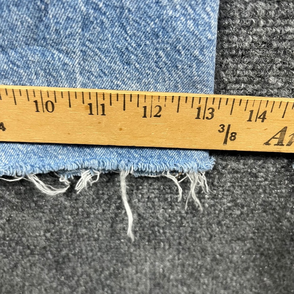 American Eagle Baggy Flare Jeans Womens 16 Light Wash Distressed Low Rise - Picture 13 of 13